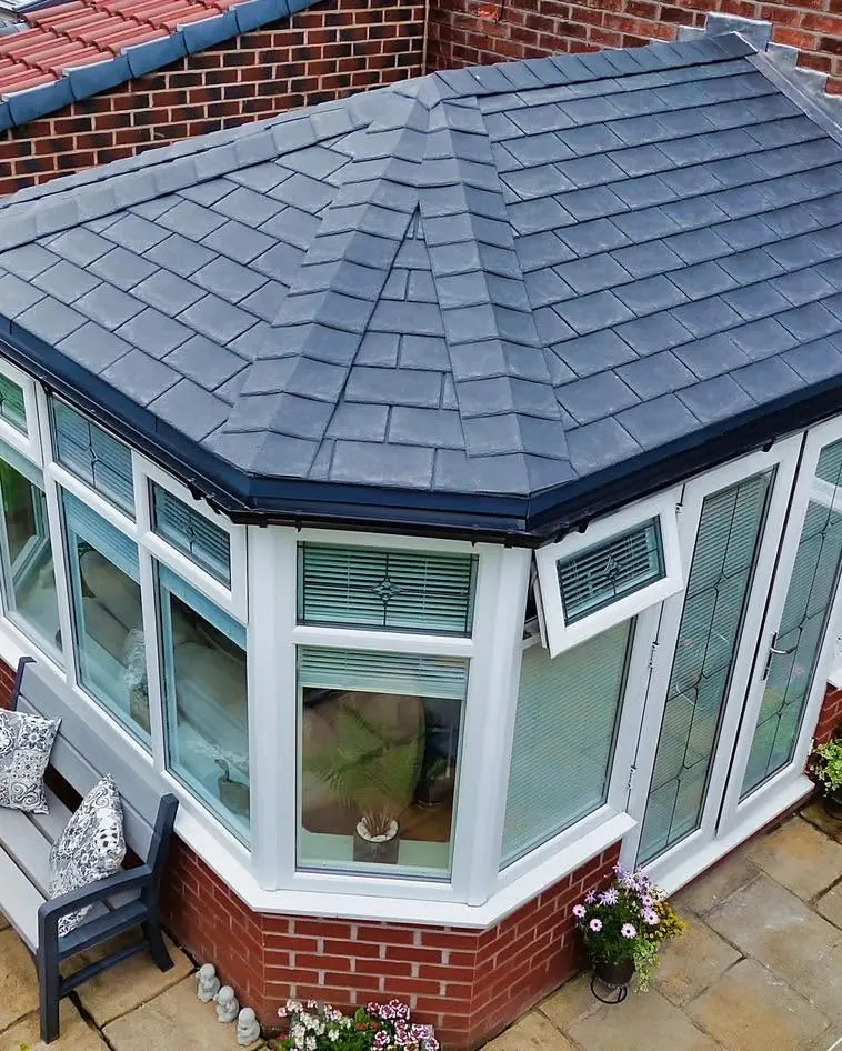 Tiled conservatory roof replacement