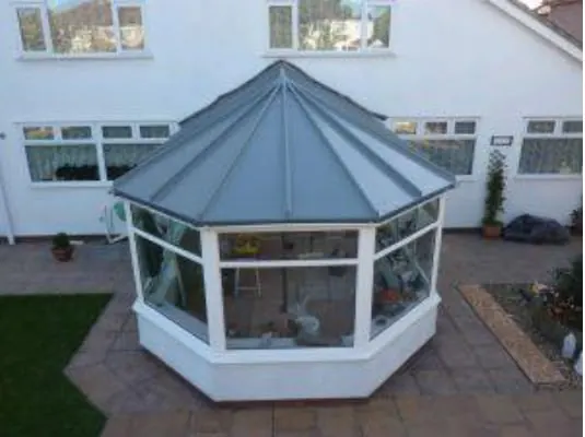 Victorian style conservatory with a new solid roof